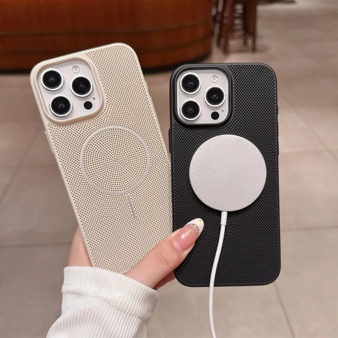 BARE Frost iPhone17PRO用ケース マグネット対応 Amazon.co.jp: RNOZX iPhone17 Pro Max用 冷却放熱メッシュ マグネット